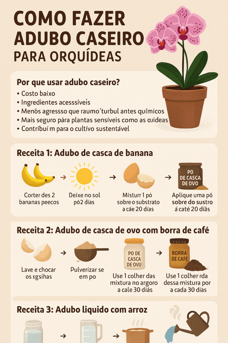 Como Fazer Adubo Caseiro para Orquídeas