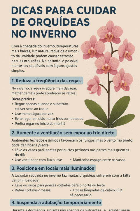 Orquídeas no Inverno