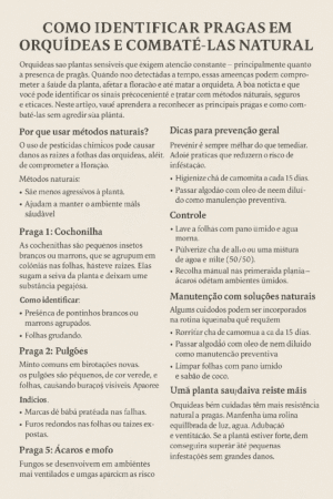 Como Identificar Pragas em Orquídeas e Combatê-las Naturalmente