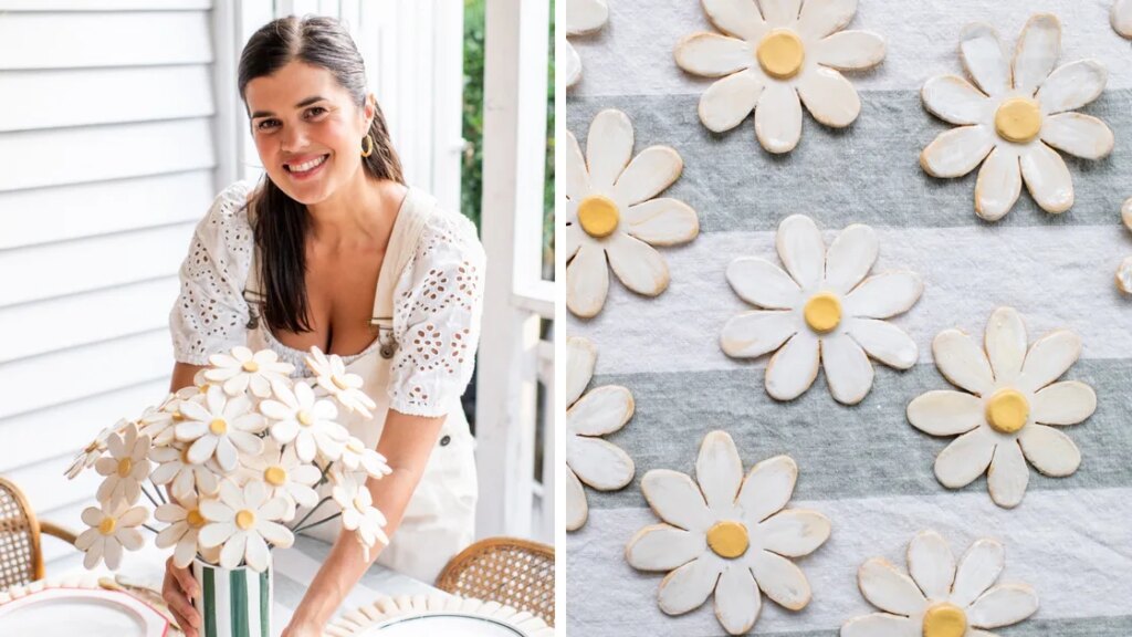 Como fazer buquê de flores de barro