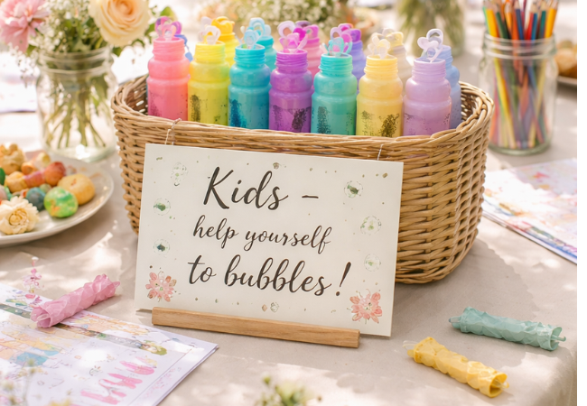 Cute Wedding Kids’ Table Ideas Activities And Food